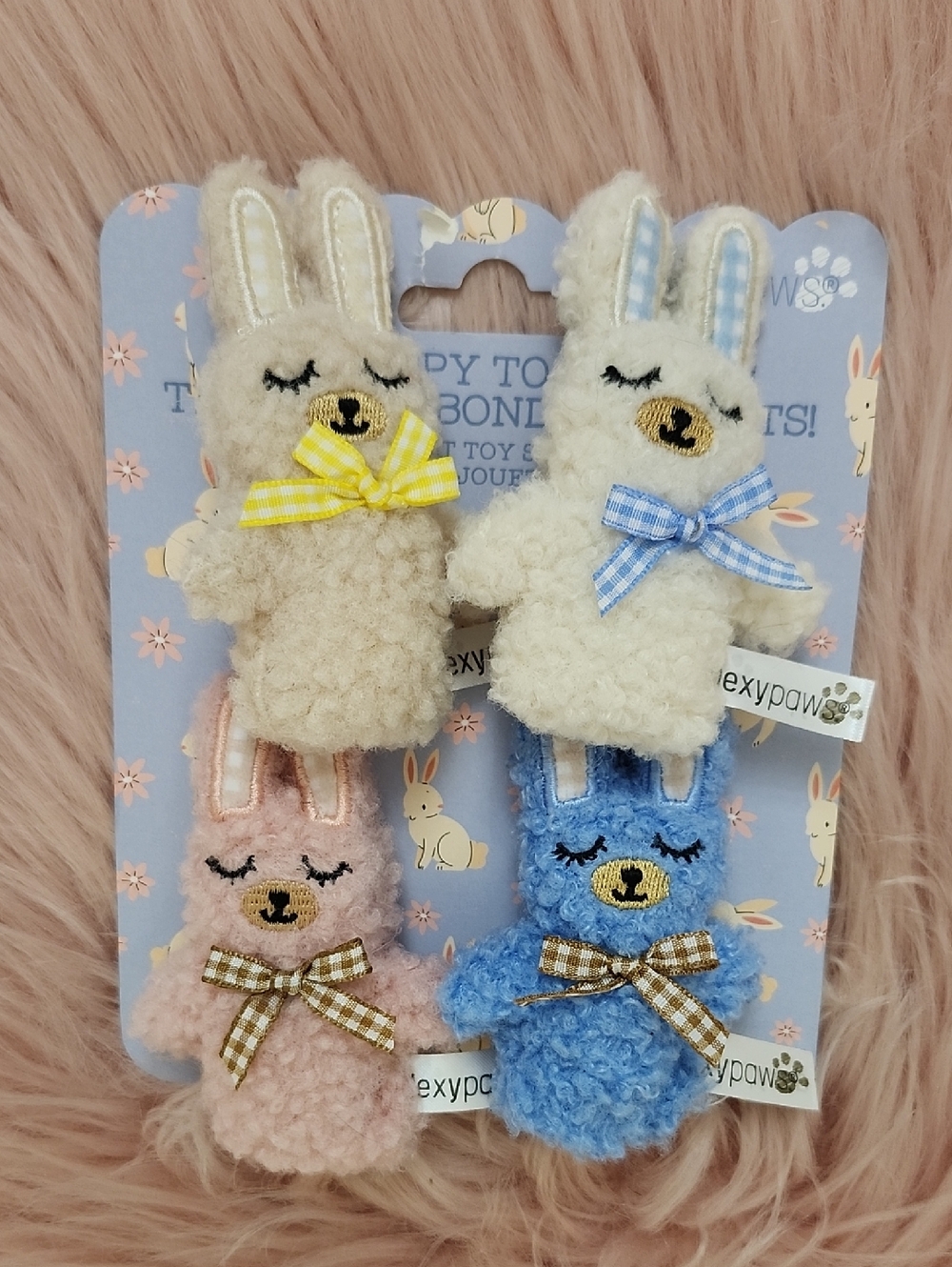 Brand New DEXYPAWS "TOO HOPPY TO HANDLE" CATNIP Cat Toy-4 CT.